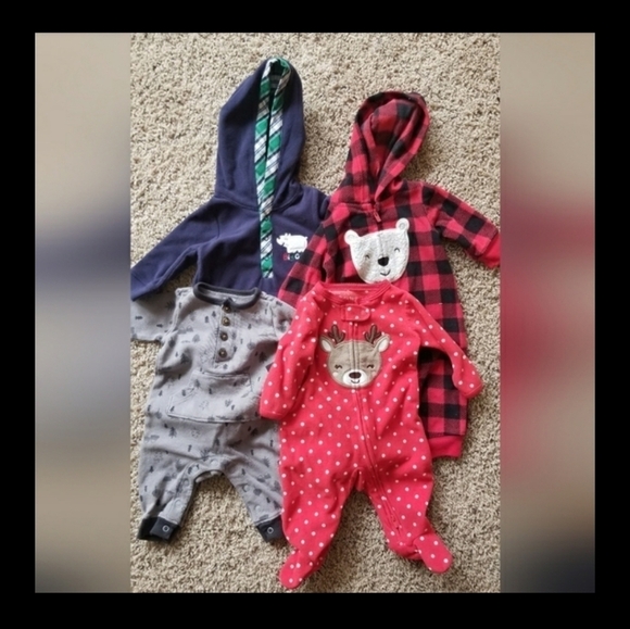Carter's 3M 4 Piece Winter Christmas Bundle. - Picture 1 of 5
